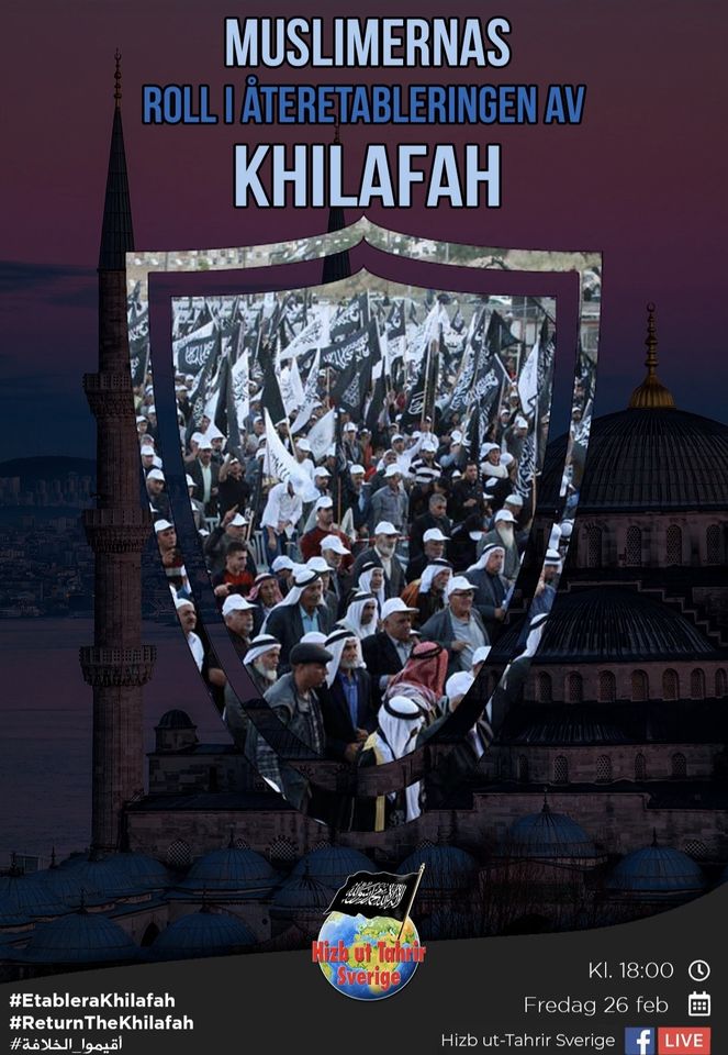 2021.02.26 FB Lecture The Muslims Role in re establishing the Khilafah Poster