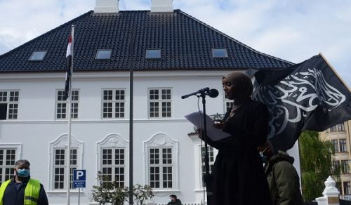 Denmark: Maandamano Mbele ya Ubalozi wa Misri ya Kuunusuru Msikiti wa Al-Aqsa Uliobarikiwa!