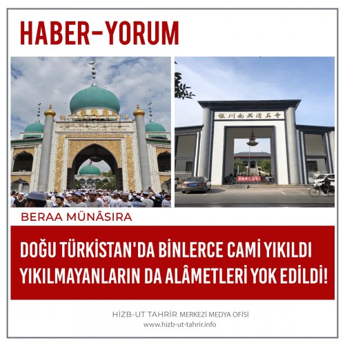 Doğu Türkistan&#039;da Binlerce Cami Yıkıldı Yıkılmayanların da Alâmetleri Yok Edildi!