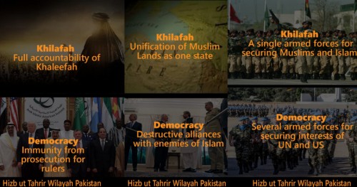 Pakistan Vilayeti: Kampanya; &quot;Bu Onların Demokrasisi ve Bu Bizim Hilafetimizdir!&quot;