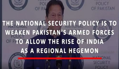 قومی سلامتی کی پالیسی کا مقصد پاکستان کی مسلح افواج کو کمزور کرنا ہے ...
