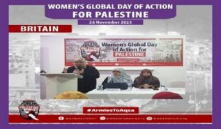 Women's Section of the Central Media Office of Hizb ut Tahrir: Talks from Britain Seminar on Women’s Global Day of Action for Palestine!