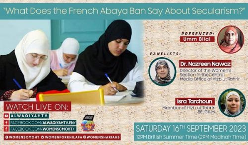 Al-Waqiyah TV: What Does the French Abayah Ban Say About Secularism?