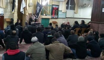 Heiliges Land (Pälestina): Zum Jahrestag der Zerstörung des Kalifats, Lesung in der großen Moschee in Dheisheh, Bethlehem