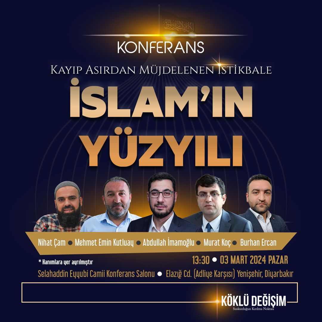 2024 03 03 Turkiye Diyarbakir Konferans Islamin Yuzyili
