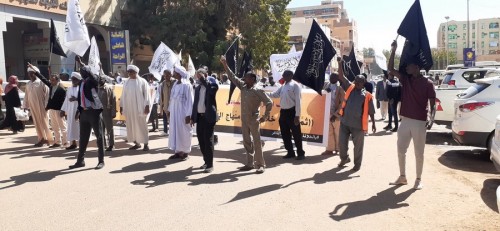 Hizb-ut Tahrir / Sudan Vilayeti: Hizb-ut Tahrir&#039;den El-Burhan&#039;a Bildiri Sunmak İçin Yürüyüş